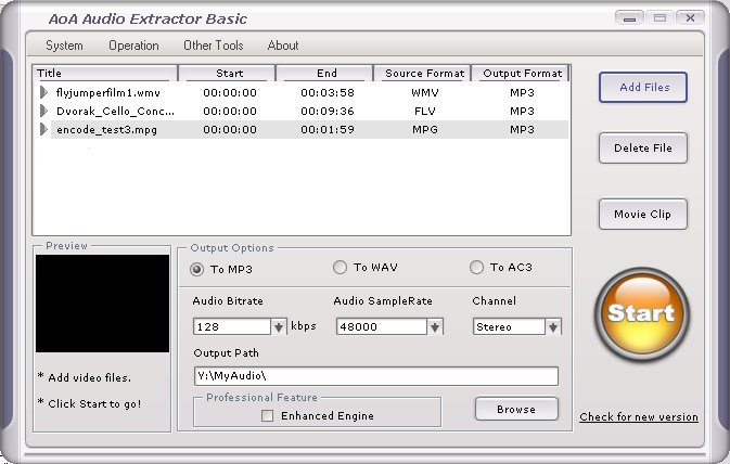 AoA Audio Extractor