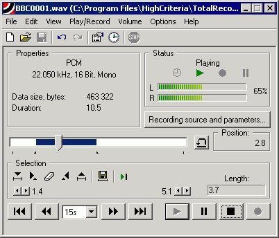 Total Recorder v6.0 Professional