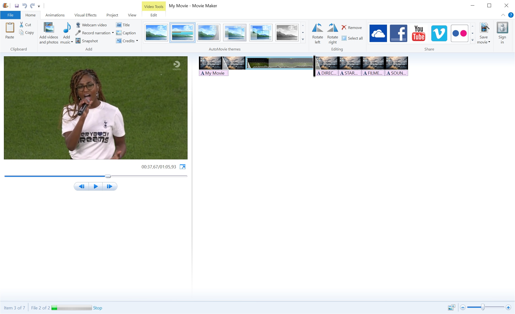 Windows Movie maker 2.0 