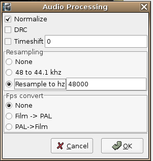 audacity ffmpeg codec