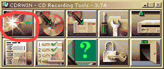 Screenshot of CDRWin!