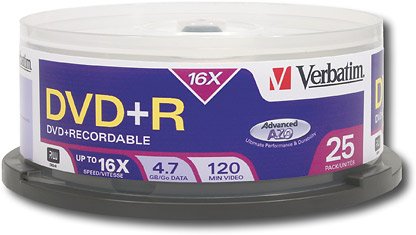 Verbatim DVD+R MCC..004 16x DVD Media - VideoHelp