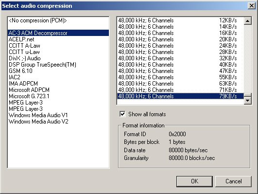 Avi ac3 audio codec mac