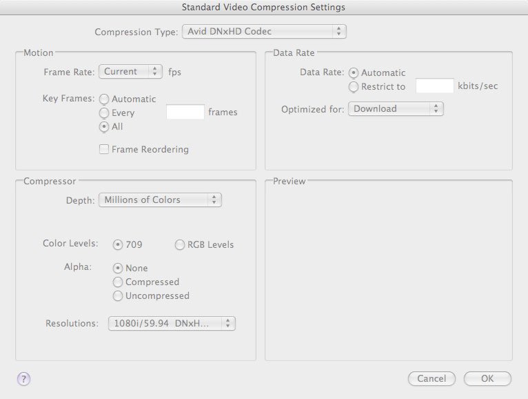 Avid Codec Mac Download Dnxhd