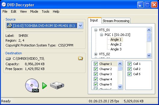 dvd decrypter software