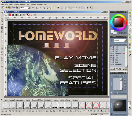 free dvd authoring software animated menu