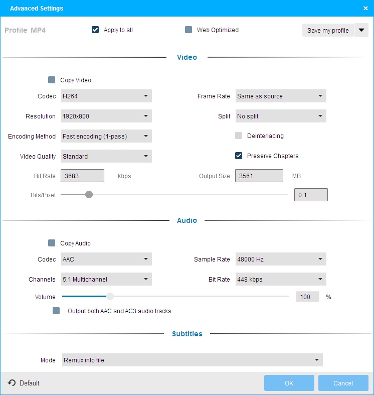 dvdfab 7.1 audio