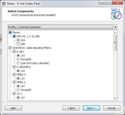 K-Lite Codec Pack Mega - Download