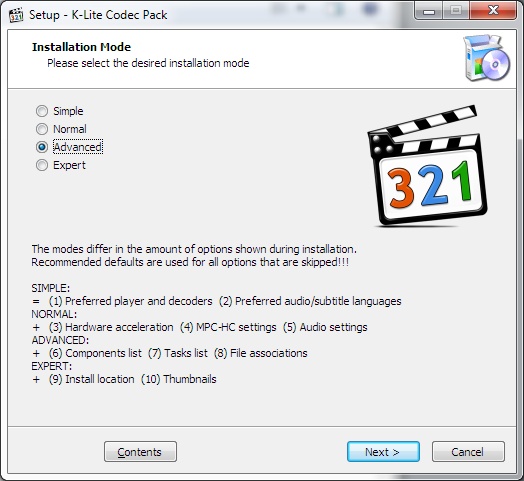 K-Lite Codec Pack Standard 15.8.7 / Update 15.8.9 Free ...