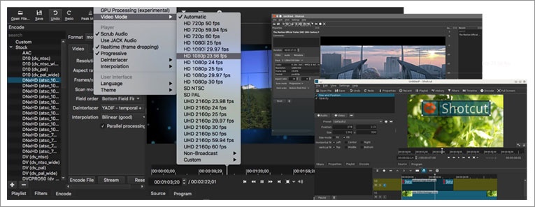 Shotcut online video editor