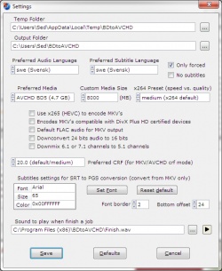BDtoAVCHD screenshot 2