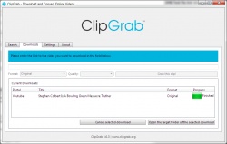 ClipGrab screenshot 2