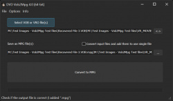 DVDVob2Mpg screenshot 2