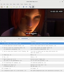 Gaupol screenshot 2