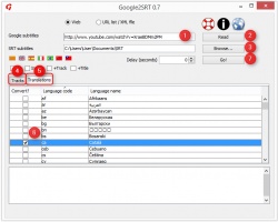 Google2SRT  screenshot 2