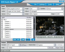 ImToo DVD Audio Ripper screenshot