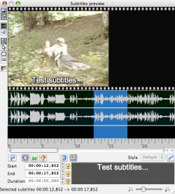 Jubler screenshot 2