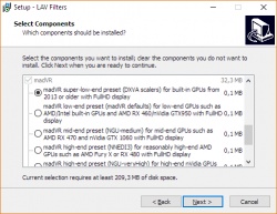 LAV Filters Megamix screenshot 2