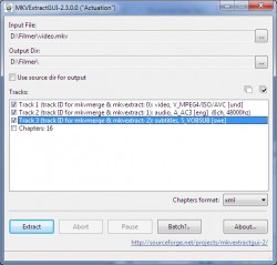 MKVExtractGUI-2 screenshot