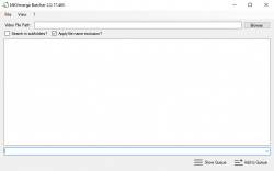 MKVmergeBatcher screenshot