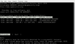 PhotoRec screenshot 2