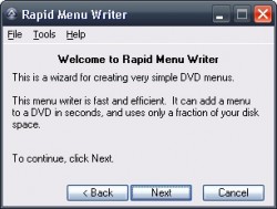 Rapid Menu Writer screenshot
