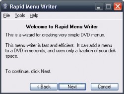 Rapid Menu Writer screenshot