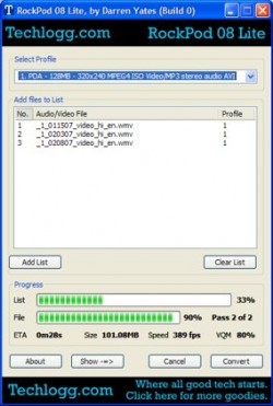 RockPod 08 Lite screenshot