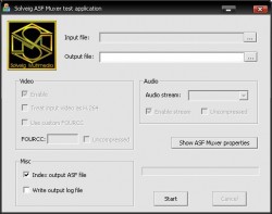 SolveigMM ASF Multiplexer screenshot