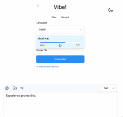 Vibe screenshot