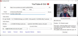 Youtube-dl GUI screenshot 2