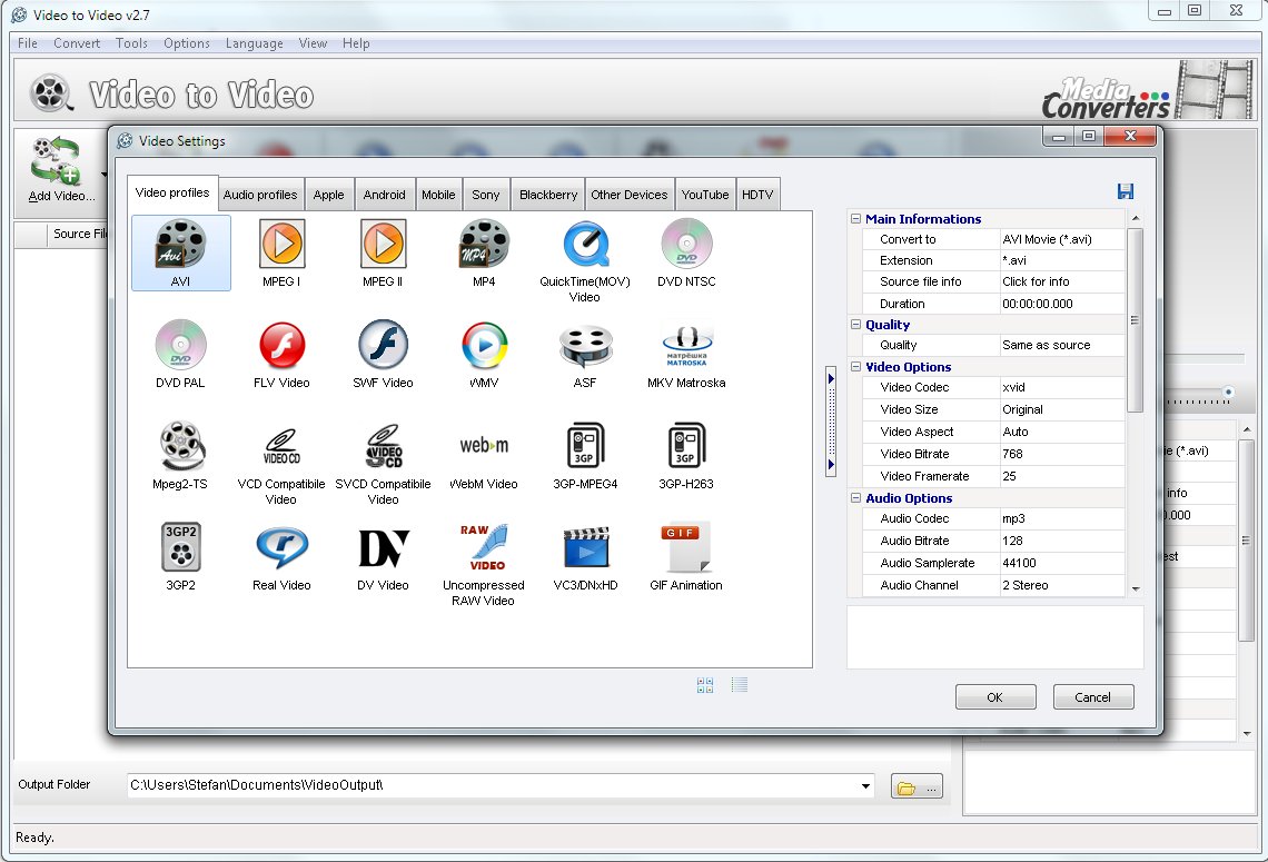 Video to Video Converter 2.9.6.10 Free Download - VideoHelp