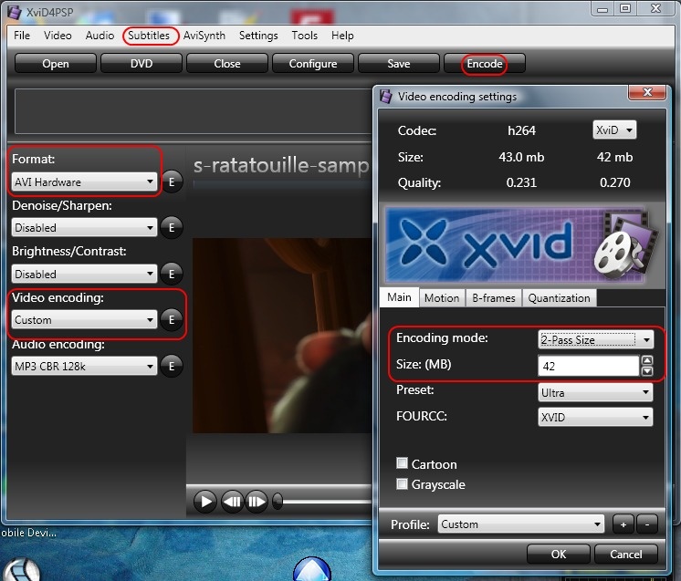 xvid4psp video converter 6.001 beta