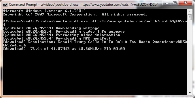 Youtube Dl 21 01 16 Free Download Videohelp